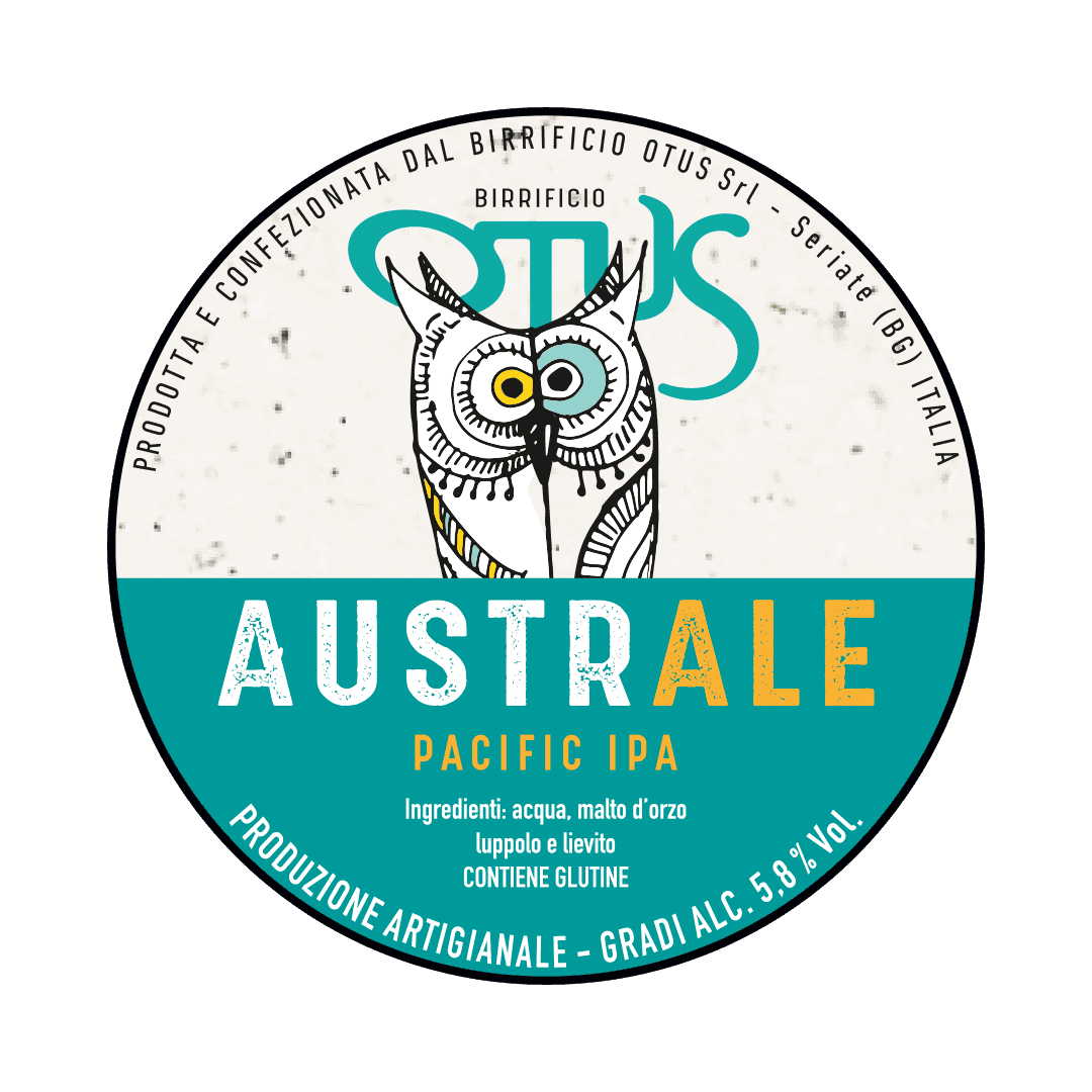 Otus Otus | Australe | 5,8% | Polykeg con Sacca 24 Lt. Attacco Baionetta 24 LT Organic Beer