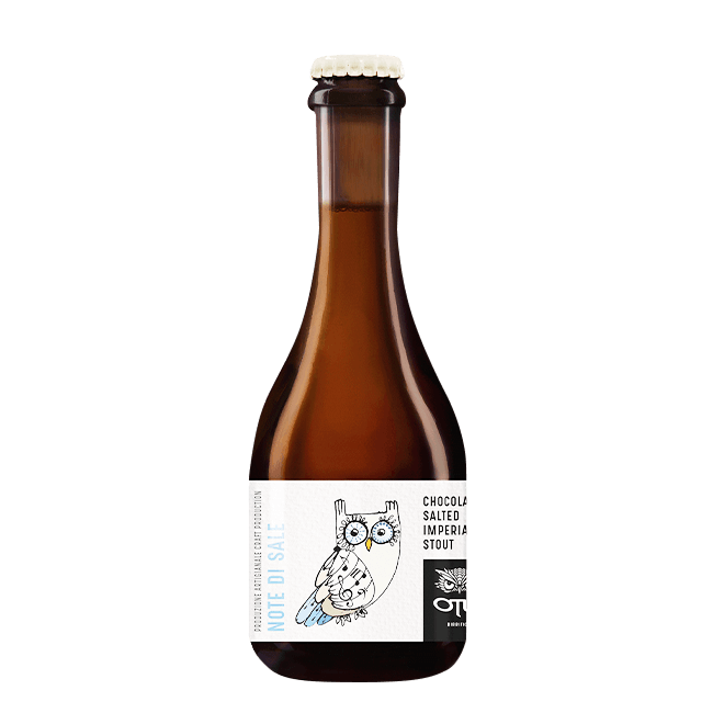 Otus Otus | Note di Sale | 10,0% | Bottiglia 33 Cl. (Ct 12 Pz) 33 CL Organic Beer