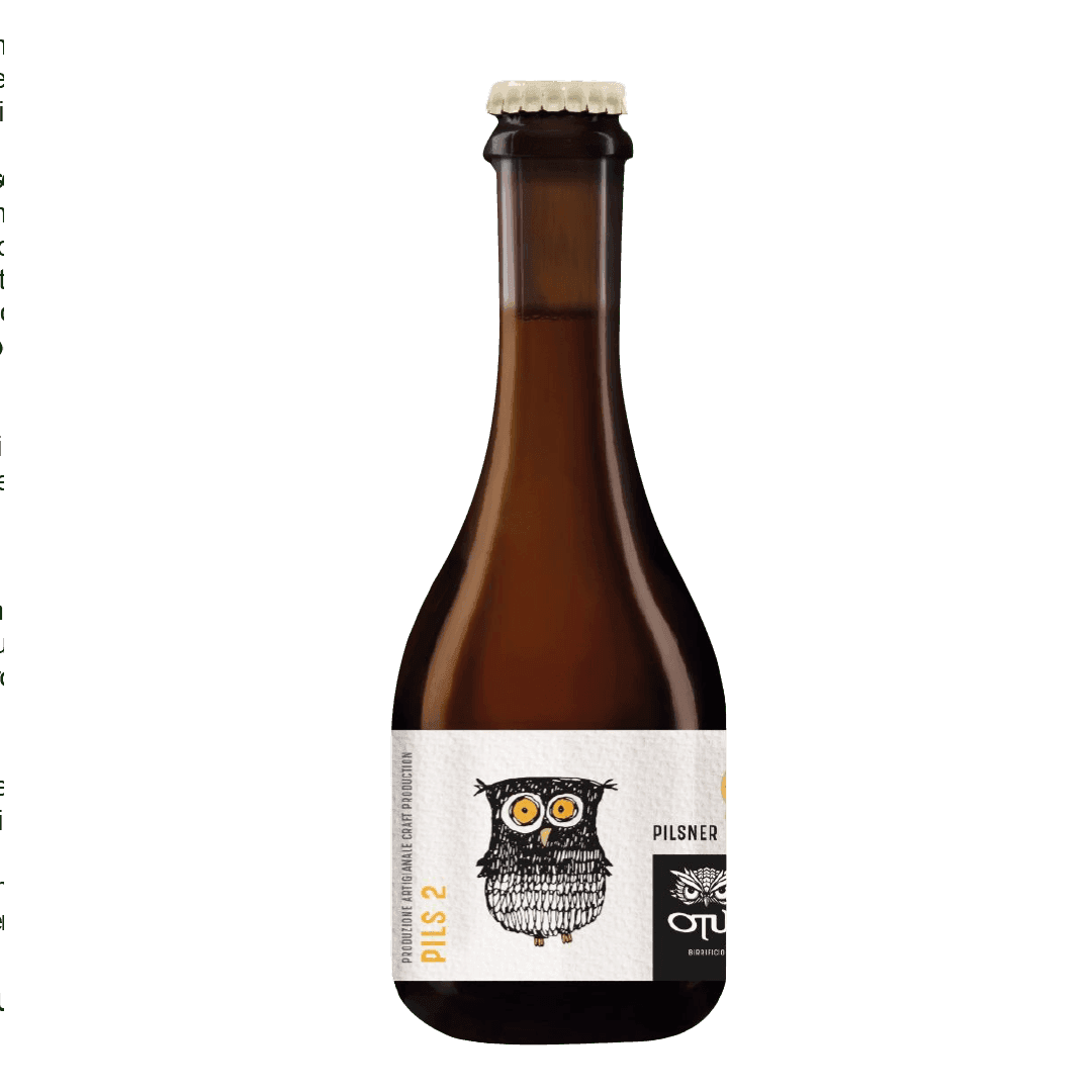 Otus Otus ∣ PILS2 ∣ 5,2% ∣ 33 Cl. (Ct 12 Pz) 33 CL Organic Beer