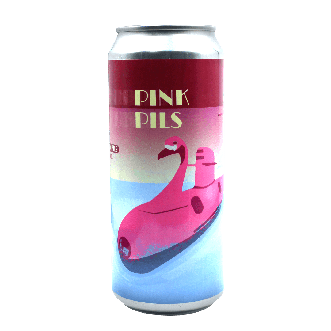 Lattina 40 Cl. della birra artigianale Pink Pils di PicoBrew, Milano
