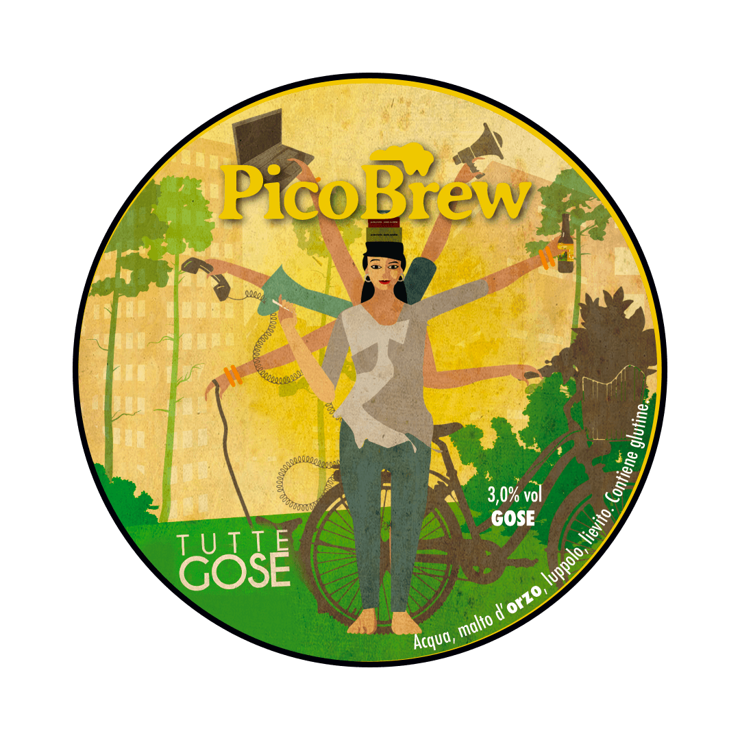 Polykeg 24 Lt. della birra artigianale Tutte Gose di PicoBrew, Milano