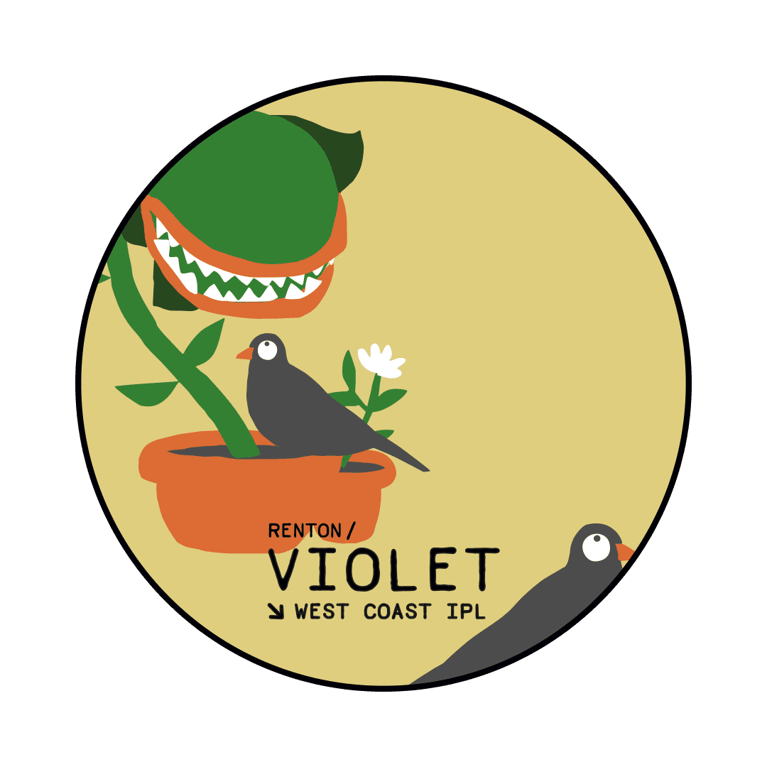 Renton Renton | Violet | 6% | Polykeg con Sacca 24 Lt. (Keykeg) 24 LT Organic Beer