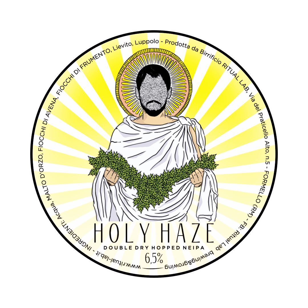 Ritual Lab Ritual Lab ∣ Holy Haze ∣ 8% ∣ Acciaio 20 Lt. (Baionetta) 20 LT ACCIAIO Organic Beer