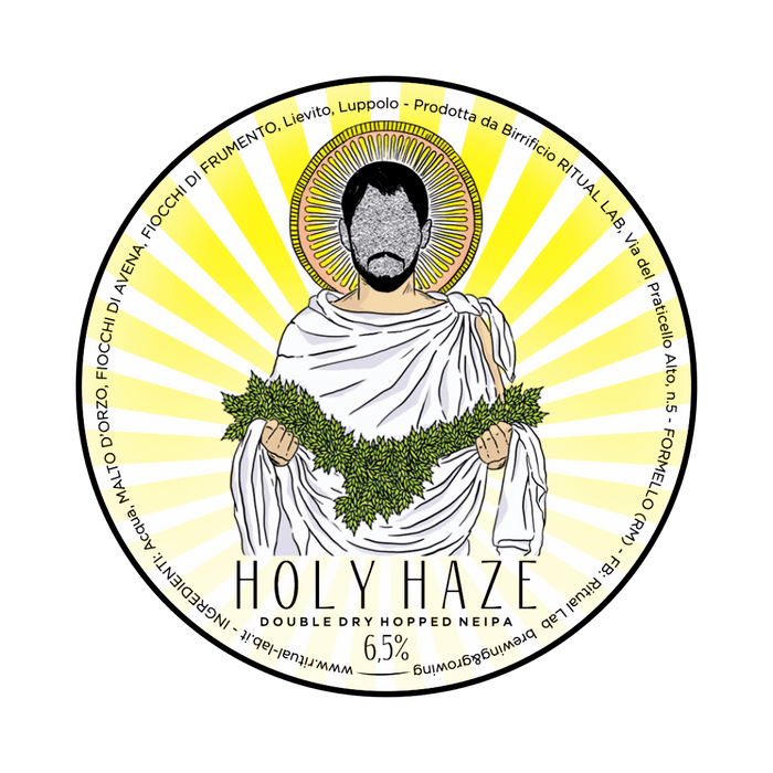 Ritual Lab Ritual Lab ∣ Holy Haze ∣ 8% ∣ Acciaio 20 Lt. (Baionetta) 20 LT ACCIAIO Organic Beer