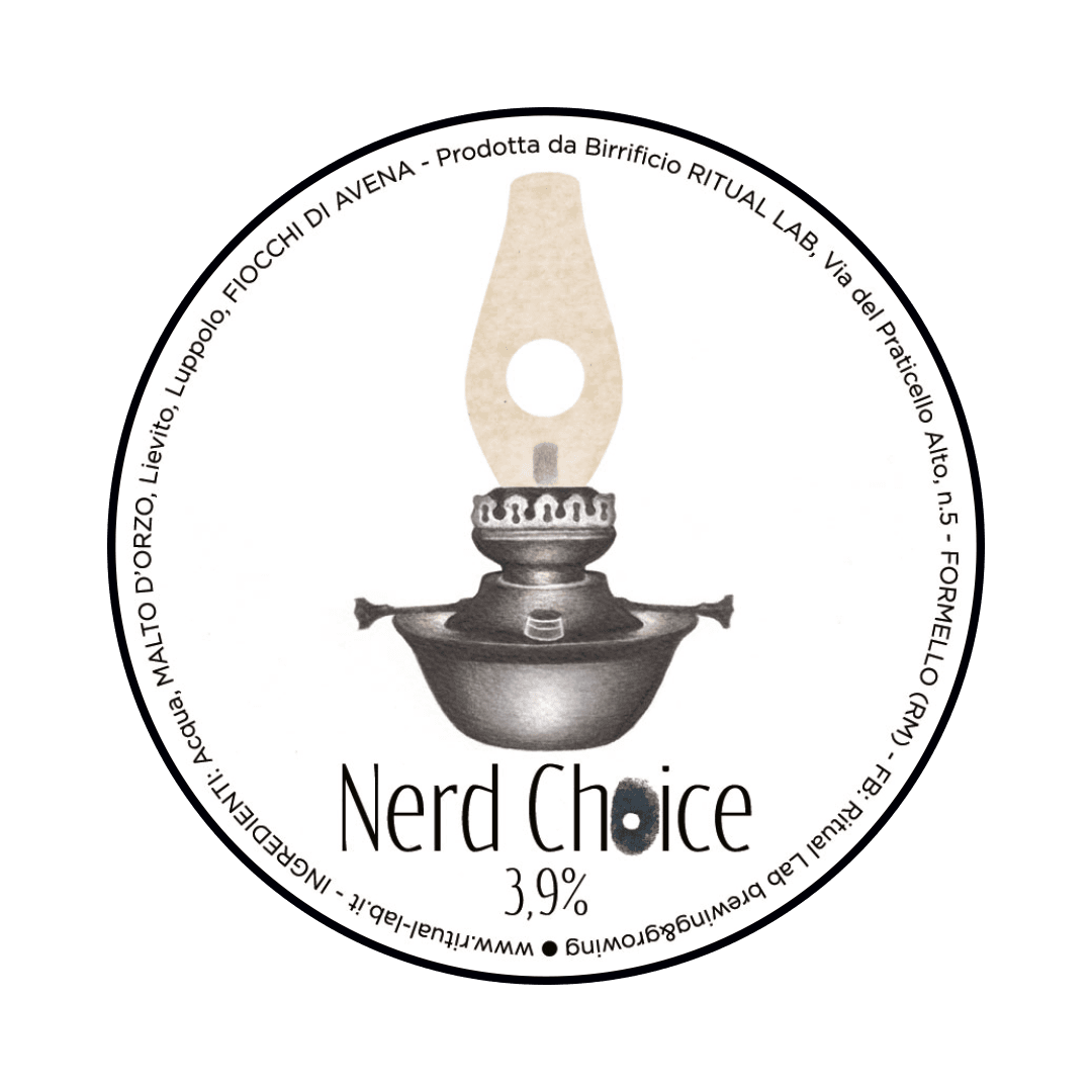 Ritual Lab Ritual Lab ∣ Nerd Choice ∣ 4% ∣ Acciaio 25 Lt. (Baionetta) 20 LT ACCIAIO Organic Beer