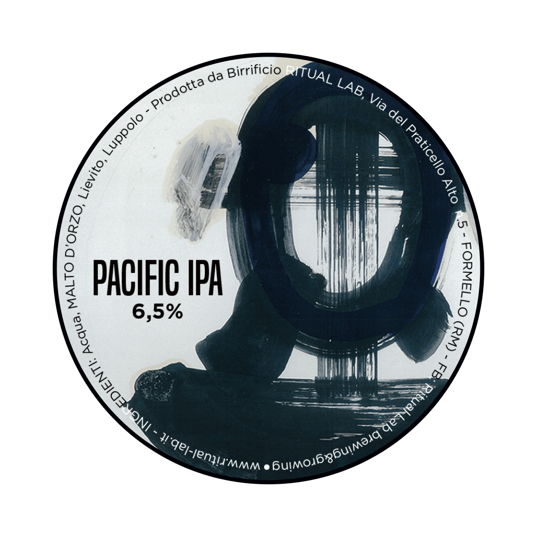 Ritual Lab Ritual Lab ∣ Pacific IPA ∣ 6,5% ∣ Acciaio 20 Lt. (Baionetta) 20 LT ACCIAIO Organic Beer