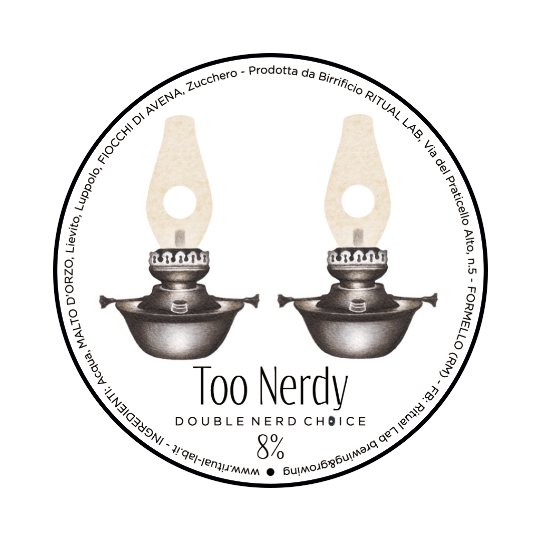 Ritual Lab Ritual Lab | Too Nerdy | 8% | Acciaio 20 Lt. (Baionetta) 20 LT ACCIAIO Organic Beer