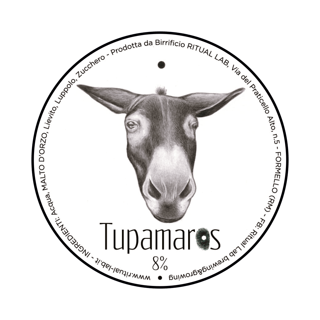 Ritual Lab Ritual Lab ∣ Tupamaros ∣ 8% ∣ 20 Lt. Acciaio (Baionetta) 25 LT ACCIAIO Organic Beer