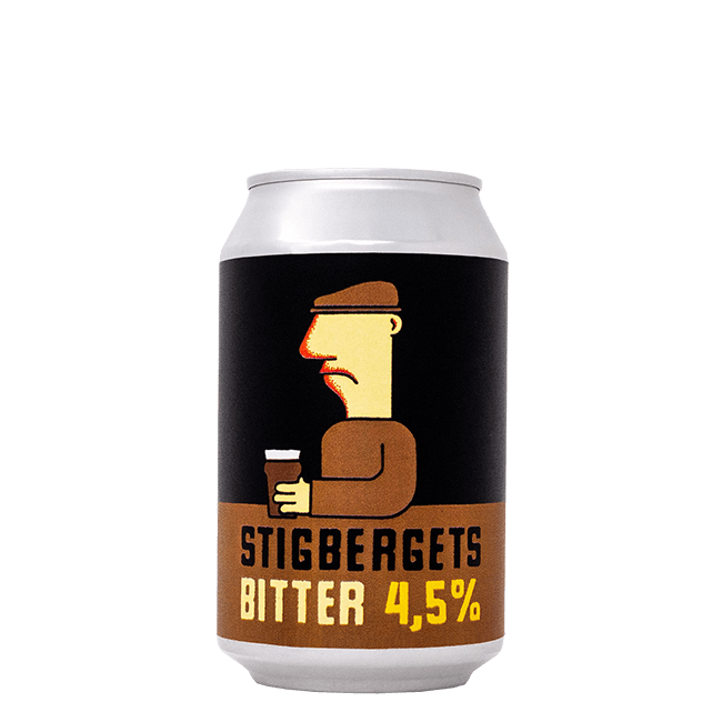 Lattina 33 Cl. della birra artigianale Bitter di Stigbergets, Göteborg