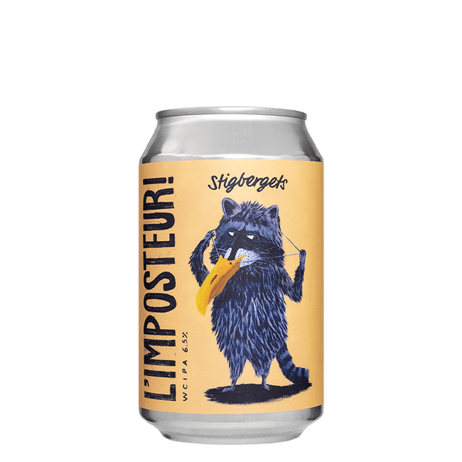 Lattina 33 Cl. della birra artigianale L'imposteur di Stigbergets, Göteborg