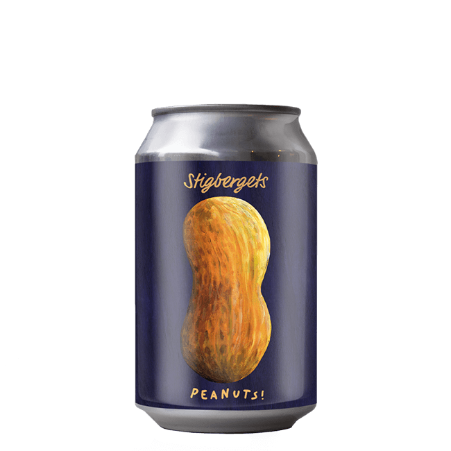 Stigbergets Stigbergets | Peanuts! | 12,5% | Lattina 33 Cl. (Ct 24 PZ) 33 CL Organic Beer