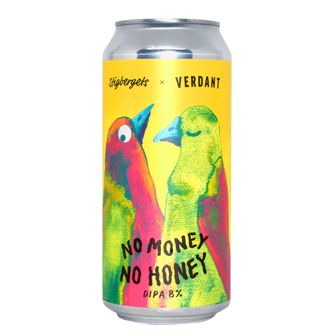 Stigbergets Stigbergets x Verdant | No Money No Honey | 8,0% | Lattina 44 Cl. (Ct 24 Pz) 44 CL Organic Beer