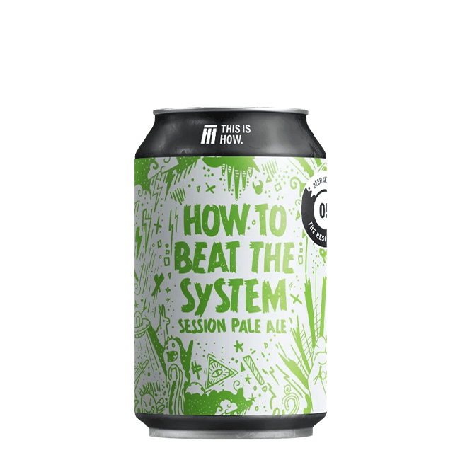 This is How This is How | How to Beat the System | 3,5% | Lattina 33 Cl. (Ct 24 Pz) 33 CL Organic Beer