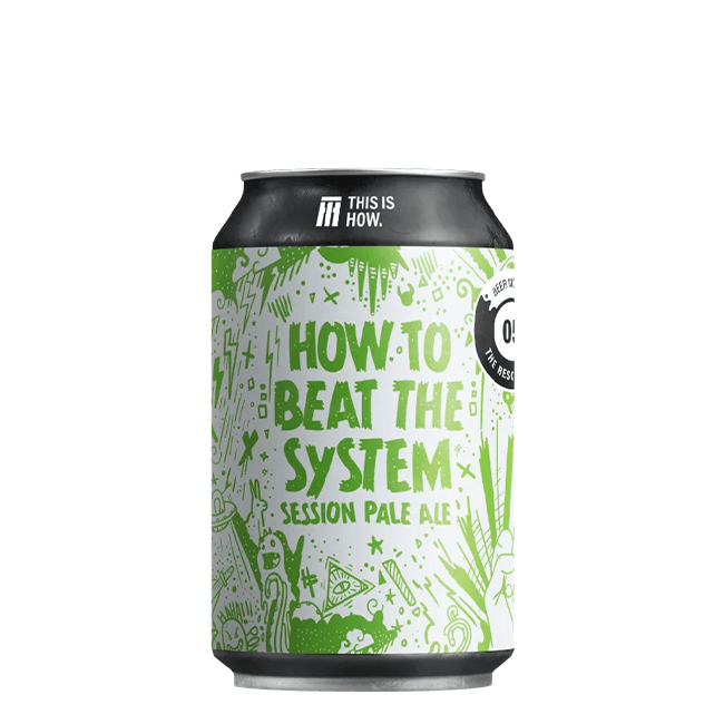 Lattina 33 Cl. della birra artigianale How to Beat the System di This Is How, Piteå