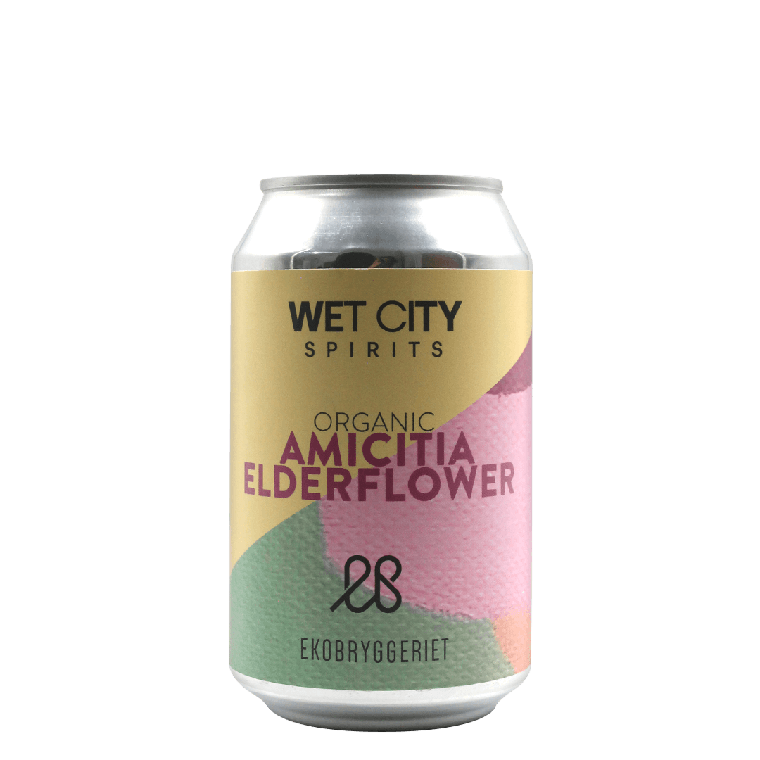 Wet City Spirits Wet City ∣ Gin Tonic Amicitia con Elderflower ∣ 5% ∣ 33 Cl. (Ct 24 Pz) 33 CL Organic Beer