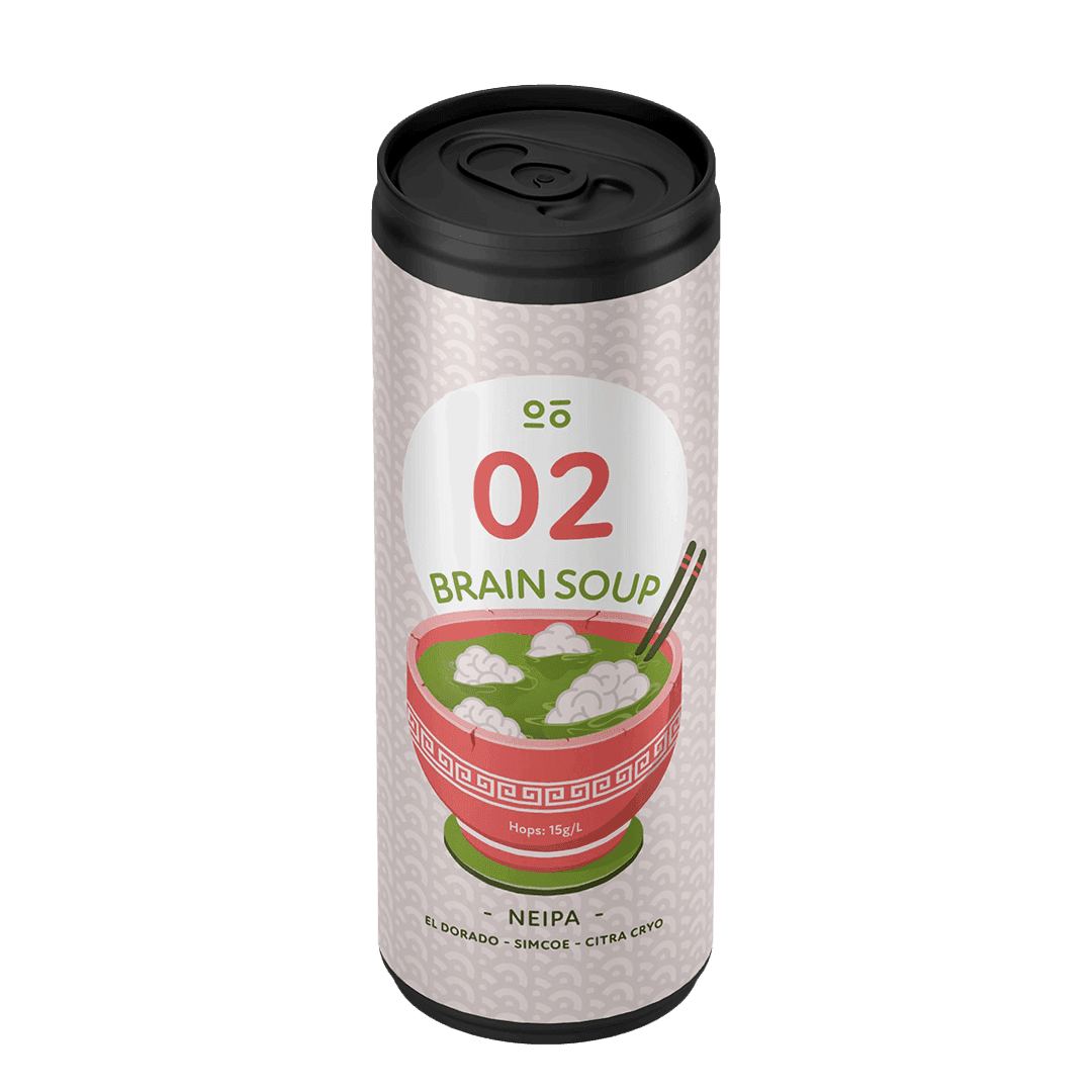 Zona Mosto Zona Mosto ∣ Brain Soup 02 ∣ 6% ∣ 33 Cl. (Ct 24 Pz) 33 CL Organic Beer