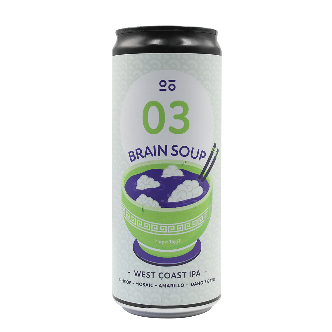 Zona Mosto Zona Mosto ∣ Brain Soup 03 ∣ 6% ∣ 33 Cl. (Ct 24 Pz) 33 CL Organic Beer