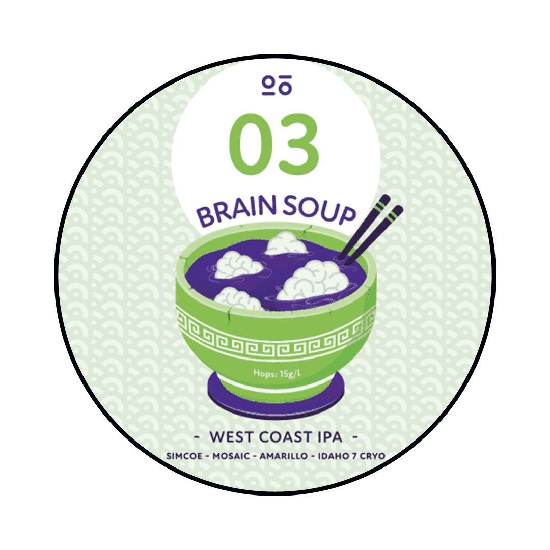 Polykeg 24 Lt. della birra artigianale Brain Soup 03 di Zona Mosto, Rho